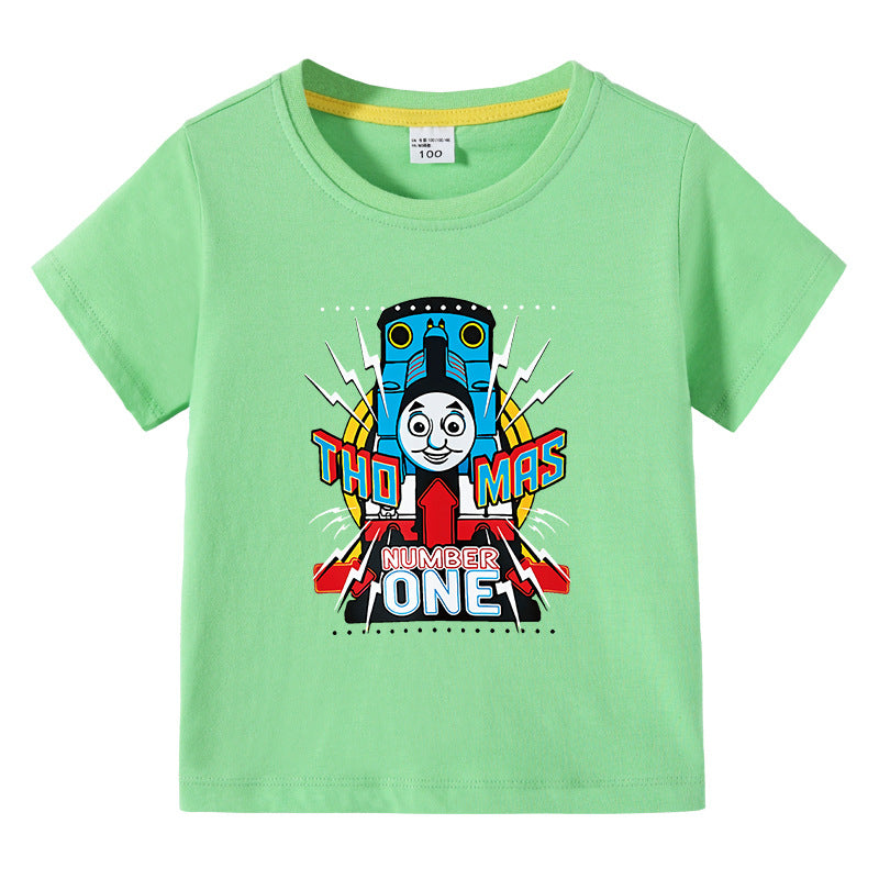 Children's summer clothes short sleeved T-shirt for boys