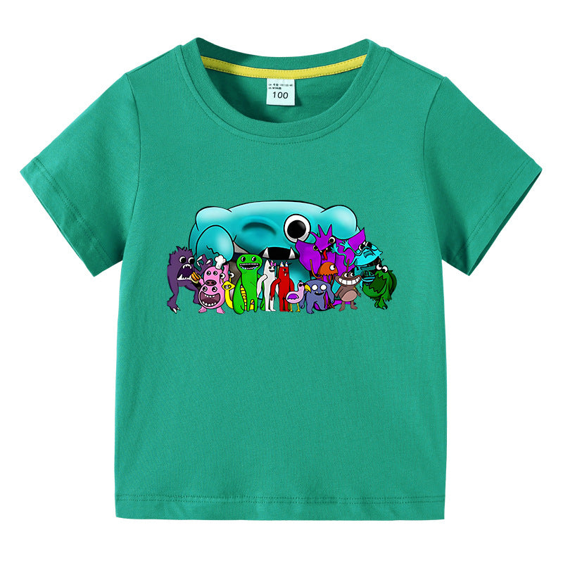 Summer short sleeved T-shirt for boys